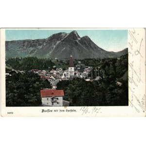 1907 Bad Aussee (Steiermark), Aussee mit dem Sarstein / general view