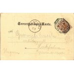 1899 (Vorläufer) Baden, Hauptplatz / main square, Holy Trinity statue. Kunstanstalt C. Binder (EK)