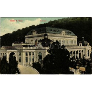 1913 Baden bei Wien, Kurhaus / spa