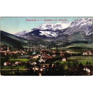 1908 Payerbach, a. d. Südbahn mit Raxalpe (EK)