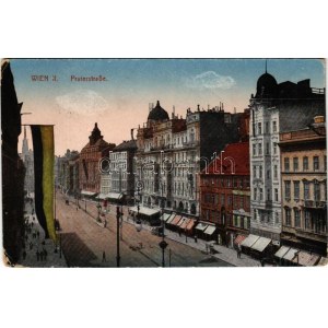 1918 Wien, Vienna, Bécs; Paterstraße / street view, shops (EK)