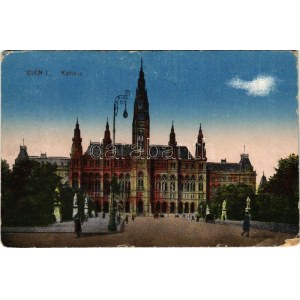 1918 Wien, Vienna, Bécs; Rathaus / town hall (EM)