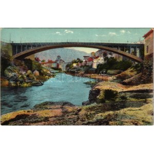 Mostar, Neue Eisenbetonbrücke, 71 m Spannweite / Nova cukrija iz betona / new bridge