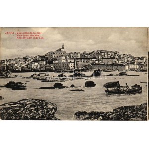 1912 Jaffa (Tel-Aviv), Vue prise de la mer / Ansicht vom Meer aus / View from the sea (EK)
