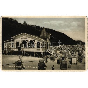 1931 Sellin (Insel Rügen), Strand Restaurant / beach, restaurant (crease)