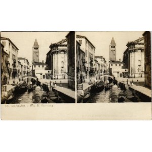 Venezia, Venice; Rio S. Barnaba - stereo