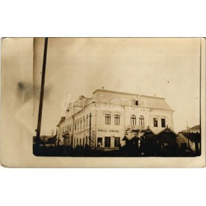 1918 Campulung Moldovenesc, Moldvahosszúmező, Kimpolung (Bukovina, Bukowina); Otelul Comunal / szálloda...