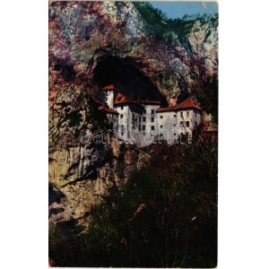 1915 Postojna, Adelsberg; Predjama / Felsenschloß Luegg / Predjama Castle (built within a cave) (EK...