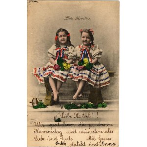 1903 Male Hrvatice / Croatian folklore, traditional costumes (EK)