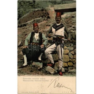 1905 Arbanaska narodna nosnja / Albanesische National Trachten / Albanian folklore
