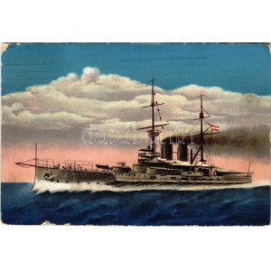 1912 SMS Radetzky az Osztrák-Magyar Haditengerészet Radetzky-osztályú csatahajója / K.u.K. Kriegsmarine / WWI Austro...