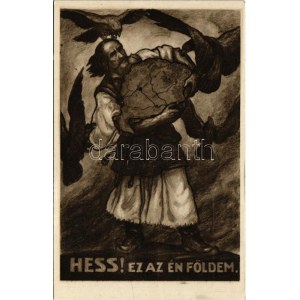 Hess! Ez az én földem. Kiadja a Szózat Magyarország Területi Épségének Védelmi Ligája napilapja ...