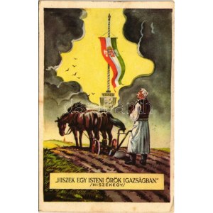 1938 Hiszek egy isteni örök igazságban. Hiszekegy. Kiadja az Ereklyés Országzászló Nagybizottsága ...