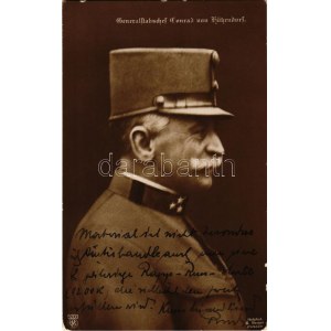 1915 Generalstabschef Conrad von Hötzendorf / WWI Austro-Hungarian K.u.K. military art postcard...