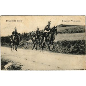 1914 Dragonyos előőrs / Dragoner Vorposten / WWI Austro-Hungarian K.u.K. military, dragoon outpost (EK...