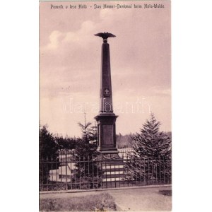 Pomník u lese Holá / Das Hesser-Denkmal beim Hola-Walde / Első világháborús osztrák-magyar hősi emlékmű / WWI K.u.k...