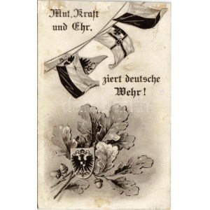 1917 Mut, Kraft und Ehr, ziert deutsche Wehr! / Első világháborús német katonai propaganda ...