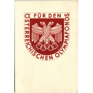 1936 Für den Österreichischen Olympiafonds. Zur Erinnerung an die Fis-Wettkämpfe Innsbruck ...