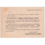 1943 Gosztonyi és Társa Építőipari és Műszaki Vállalat Hydrobit vízszigetelő...