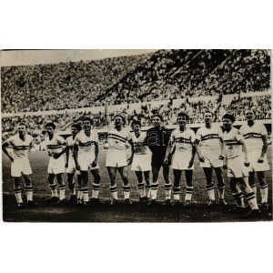 1953 Magyar Aranycsapat, foci csapat, labdarúgók (non PC) + 1953 Labdarúgó 6 : 3 LONDON-WEMBLEY alkalmi bélyegzés (EK...