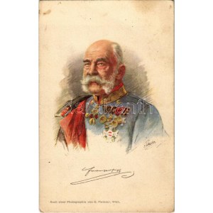 Kaiser Franz Josef I / Franz Joseph I of Austria. Nach einer Photographie von C. Pietzner, Wien...