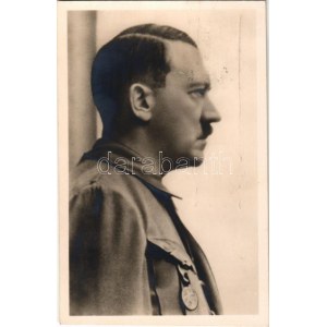 Adolf Hitler. NSDAP German Nazi Party propaganda + DER FÜHRER IN WIEN