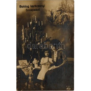 1920 Boldog karácsonyi ünnepeket / Christmas greeting (EK)