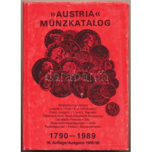 Austria Münzkatalog 1790-1989. Wien, Verlag Netto-Marktpreiskatalog. Egészvászon-kötés, használt, jó állapotban...