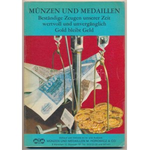 Offizielle Olympia Medaillen München 1972 (1972-es Olimpia érméi - német nyelvű). M. Horowicz & Co., München, 1972...