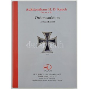 2018. Auktionhaus H.D. Rauch - Ordensauktion árverési katalógus a Rauch Aukciósház decemberi kitüntetés aukciójáról...