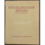 3db klf, 1929-1932. közötti Otto Helbing aukciós katalógus. Használt, kissé megviselt állapotban...