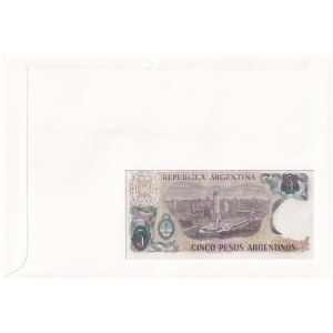 Argentína 1983-1984. 5P felbélyegzett borítékban, bélyegzéssel T:I Argentina 1983-1984...