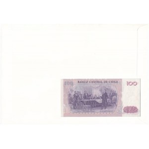 Chile 1983. 100P felbélyegzett borítékban, bélyegzéssel T:I Chile 1983...