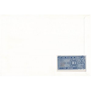 Dél-Korea 1962. 10J felbélyegzett borítékban, bélyegzéssel T:I South Korea 1962...