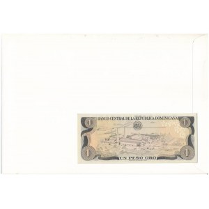 Dominikai Köztársaság 1988. 1P felbélyegzett borítékban, bélyegzéssel T:I Dominican Republic 1988...