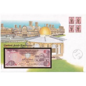 Egyesült Arab Emirátusok 1995. 5D borítékban, alkalmi bélyeggel és bélyegzéssel T:I United Arab Emirates 1995...