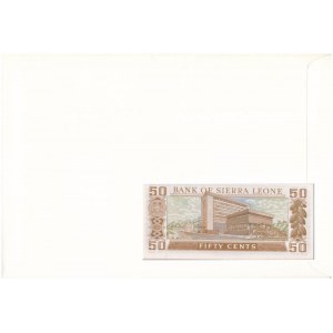 Sierra Leone 1984. 50c felbélyegzett borítékban, bélyegzéssel T:I Sierra Leone 1984...