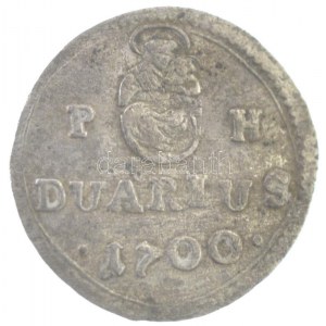 1700K-B Duarius I. Lipót Körmöcbánya, kapszulában, tanúsítvánnyal (0,61g) T:1- patina Hungary 1700K-B Duarius ...