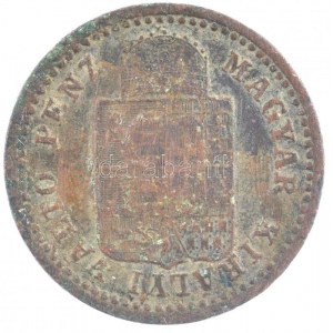 1891KB 1kr Cu Fiume-címer T:2- Adamo M4.1