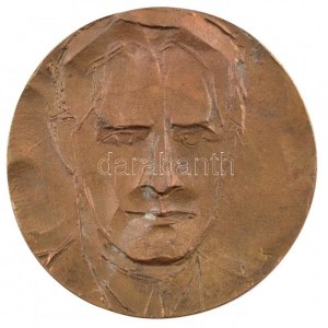 Ligeti Erika (1934-2004) DN Földes Ferenc-díj Budapest kétoldalas, öntött bronz emlékérem (88mm) T:1-,2 fo...