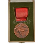 Gáll Gyula (1939-) 1983. Budapest 1983 / XIV. Fedettpályás Atlétikai Európa Bajnokság bronz díjérem szalagon...