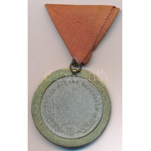 1957. XX. Ker. Ált. Isk. Bajnokság kétoldalas fém díjérem mellszalagon. Az érmen a Kossuth-címer található meg. (50mm...