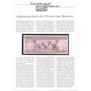 Afganisztán 2002. 1A német leírással T:I,I- Afghanistan 2002. 1 Afghani with german description C:UNC,AU Krause P...