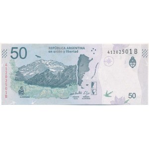 Argentína 2018. 50P T:I Argentina 2018. 50 Pesos C:UNC Krause P#363