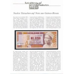 Bissau-Guinea 1993. 1000P német nyelvű leírással T:I- Bissau-Guinea 1993. 1000 Pesos with german description C...