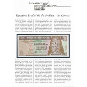 Guatemala 1998. 0,5Q német nyelvű leírással T:I Guatemala 1998. 0,5 Quetzal with german description C...
