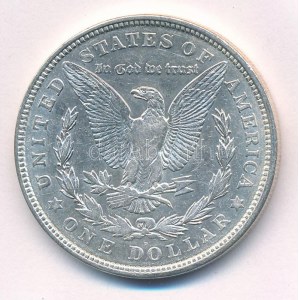 Amerikai Egyesült Államok 1921. 1$ Ag Morgan kapszulában T:2 karc USA 1921. 1 Dollar Ag Morgan in capsule C...