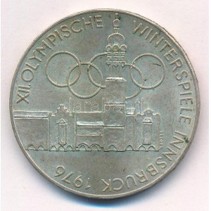 Ausztria 1976. 100Sch Ag Téli Olimpia Innsbruck T:1- patina Austria 1976. 100 Schilling Winter Olympics Innsbruck ...