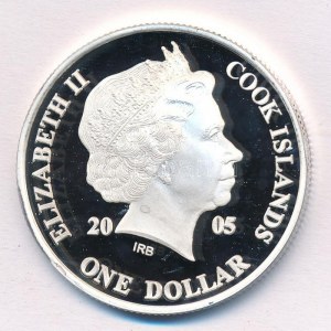Cook-szigetek 2005. 1$ ezüstözött sárgaréz Ázsia történelme - A selyemút kapszulában, tanúsítvánnyal T...