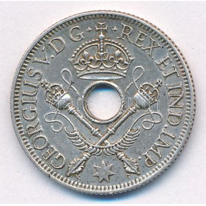 Új-Guinea 1935. 1Sh Ag T:2 New Guinea 1935. 1 Shilling Ag C:XF Krause KM#5